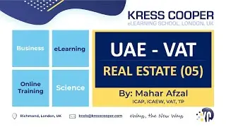 UAE VAT(07)I VAT On Real Estate (05) I Input Tax Recovery I Input Tax Claim I Mahar Afzal