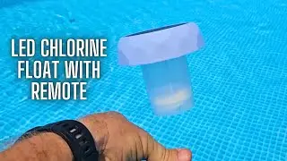 LED Chlorine Dispenser | Color Changing Pool Chlorine Float with Remote