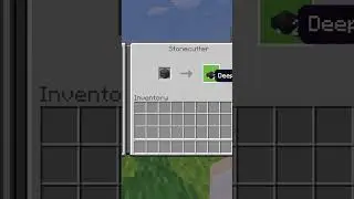How to Make Deepslate Tile Slabs With a Stone Cutter in Minecraft #Shorts