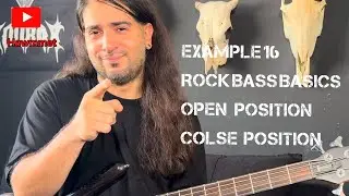 Example 16 – Open & Close Position | Rock Bass Basics | آموزش گیتار بیس
