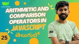 Arithmetic and Comparison Operators in JavaScript | MassCoders | Dodagatta Nihar