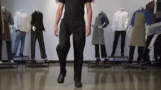Baggy Black Chef Pants with Zipper - NBBZ