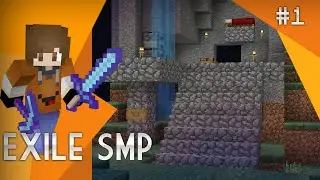 Minecraft : Exile SMP : Ep1 : My House!