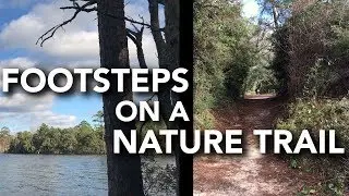 ASMR Footsteps - Walking a Nature Trail (3Dio Binaural, No Talking, First Person POV, Repetition)