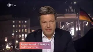 Robert Habeck (B&uuml;ndnis90/Die Gr&uuml;nen) &uuml;ber Lockdown f&uuml;r Ungeimpfte und Impfung an Schulen