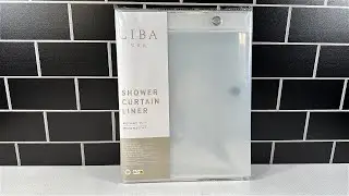 LiBa Bathroom Shower Curtain - Heavy Duty Premium Material