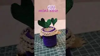 Turning waste into a beautiful flower vase ♻️🌸 #artandcraft #subscribe #like #diy