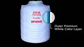 Apollo 3 layer water tank