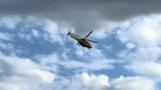KAT25 - OE-XLP Takeoff - Aerospatiale AS332 L1 Super Puma - Heli Austria
