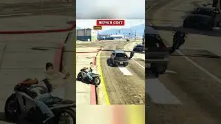 GTA 5 Bike Melee Kick And Car Full Destroy #bikekick #gta #cardestroy #gaming #repaircost #ytshorts