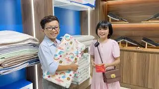 Vợ Chồng Tí Hon Khai Trương Cửa Hàng Bán Gối Cao Su Non | Thầy Giáo Tí Hon