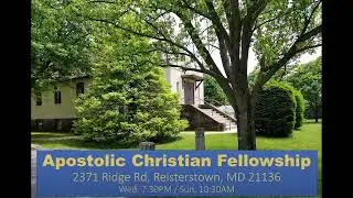 Apostolic Christian Fellowship Church Service