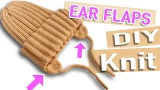 DIY Knit Ear Flaps – A Simple Trick for Warmer Hats - Ear Flaps for Toddler's Hat