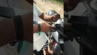 Aerodynamic mirror installed in MT15 #bollywood #song #bike #automobile #trendingshorts #rider#like
