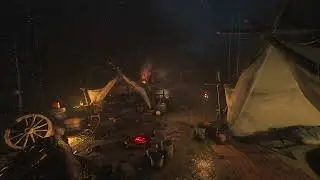 Historic Old Town Rain & Distant Thunder &mdash; Calm Night Sounds