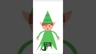 Elf graphic design for kids| Christmas idea #graphicarts #kids
