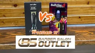New Andis GTX-EXO cordless trimmer VS Babyliss t-outliner #barbersalonoutlet  #andis #babylisspro