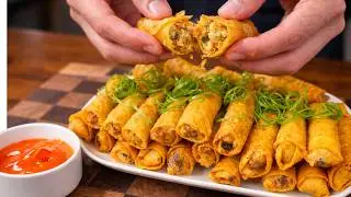 Lumpiang Shanghai That Stays Crispy for Hours! (Pork Lumpia Recipe)