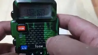 วิธีรีเซทเครื่อง  Icom uv 95 ลายพราง