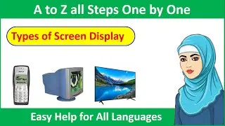 Types of Screen Displays Computer Technology (Master Mind Nation) Output Devices Type of Display