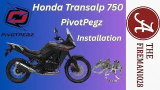 HondaTransalp 750 PivotPegz Installation