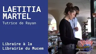 Laetitia Martel, tutrice de Rayan à la librairie du Mucem 📚 Dégun sans stage #DSS1920