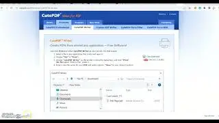 Proceso para exportar los RIDEs a PDF utilizando Microsoft Print to Pdf o CutePdf
