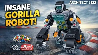 Building a Giant Gorilla Robot 🦍 Architect 3122 (36-in-1) Magic Blocks Review #imalidotcom  