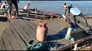 Engine Boat accident at Nimati ghat, Jorhat, Assam. Majuli river island engine boat accident.