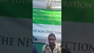 Mohamed Bah SLPPNA honoured at the SLPP  party office