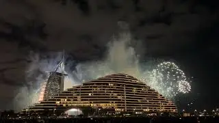 ✨ Burj Al Arab New Year Fireworks 2025 | Dubai NYE Celebration ✨