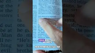 Jesus Rejected at Nazareth #holybible #bibleverse #book #scripture #bible