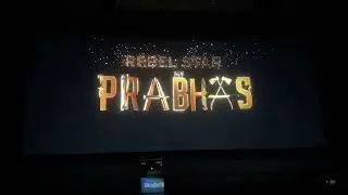 RAJASAB MOVIE TITTLE CARD|PRABHAS TITTLE CARD RAJASAAB MOVIE THEATRE RESPONSE #rajasaab #prabhas 