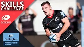Gallagher, Lamositele, Crossdale Take On The Skills Challenge! | Saracens | Gallagher Premiership