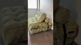 Unboxing the MAXYOYO Folding Sofa Bed 😍 Watch It Turn Into a Floor Bed! #Shorts