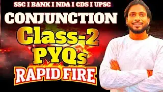 Conjunction-9 | Live Practice Class l SSC English Confusing Rules LIVE l Ravi sir