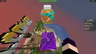 Doing parkour in trashMCPE Minecraft Server