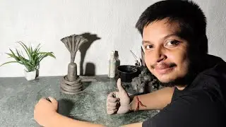Clay Shivling 🔱 making process step by step ll Shivling 🔱 ll How to make Shivling ll #shorts #viral