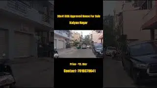 🏡30&times;41 BDA East Facing House for Sale in Kalyan Nagar | 3BHK + 1RK | ₹3.10 Cr🏠
