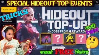 HIDEOUT TOPUP events FREE FIRE || SPECIAL EVENTS ||#hideouttopup