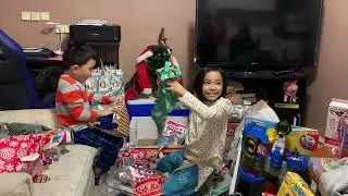 1st Christmas gifts unwrapped in Cochrane