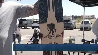 Wounded Warrior Project holds longboard clinic