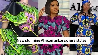 New and stunning African wrapper dress styles for ladies/Ankara African decent dress models 