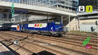 Transilien Ligne J BB27345 et VB2N, Transilien SNCF