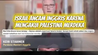 Israel murka, ancam inggris telah mengakui palestina merdeka#beritaterkini #palestina #israel  