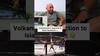 Volkanovski’s reaction to Islam’s headkick 😳