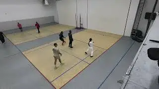 🔵Synthia Lian v Manny Carabalo Doubles OneWall Handball at Zerega #onewallforolympics