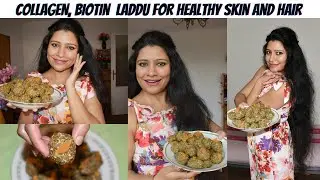 Collagen+Biotin Laddu For Youthful, Tight,Glowing,Healthy Skin and Long,Strong Hair/ Collagen Laddu