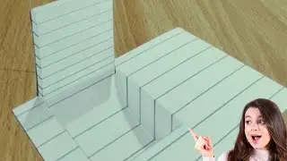 3D Hole Drawing Optical Illusion ll Step by Step 3D Drawing for Beginners