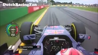 F1 2015 - Max Verstappen Onboard Melbourne